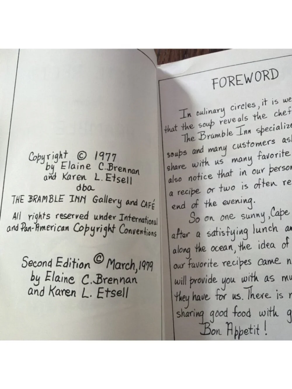 Favorite Recipes From The Bramble Inn‎ Brewster Cape Cod Massachusetts